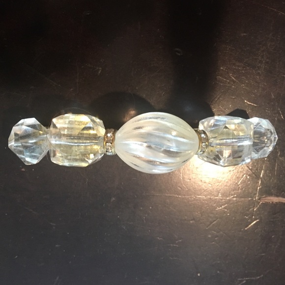 Crystal and Rhinestone Barrette - Picture 3 of 4